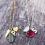 Gemstone Pendant Charm Necklace, thumbnail 1 of 7