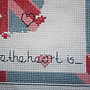 'Home Is Where The Heart Is' Cross Stitch Kit, thumbnail 5 of 6