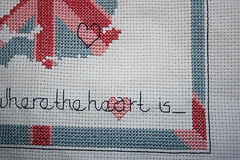 'Home Is Where The Heart Is' Cross Stitch Kit, 5 of 6