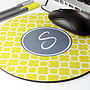 Personalised Clover Mouse Mat Round, thumbnail 8 of 9