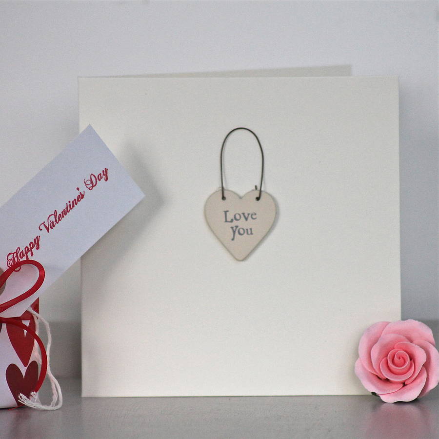 'Love You' Handmade Valentine's Card, 1 of 4