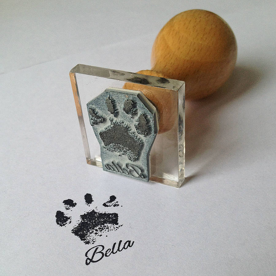 inkless pet paw print kit by stomp stamps