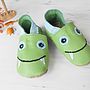 Personalised Dinosaur Baby Shoes, thumbnail 3 of 6