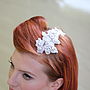 Beaded Lace Hair Comb / Band 'Gretta', thumbnail 4 of 11