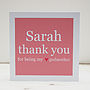Personalised Godparent Thank You Card, thumbnail 5 of 7