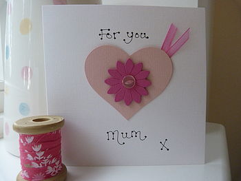 Personalised Heart Mother's Day Card, 2 of 3