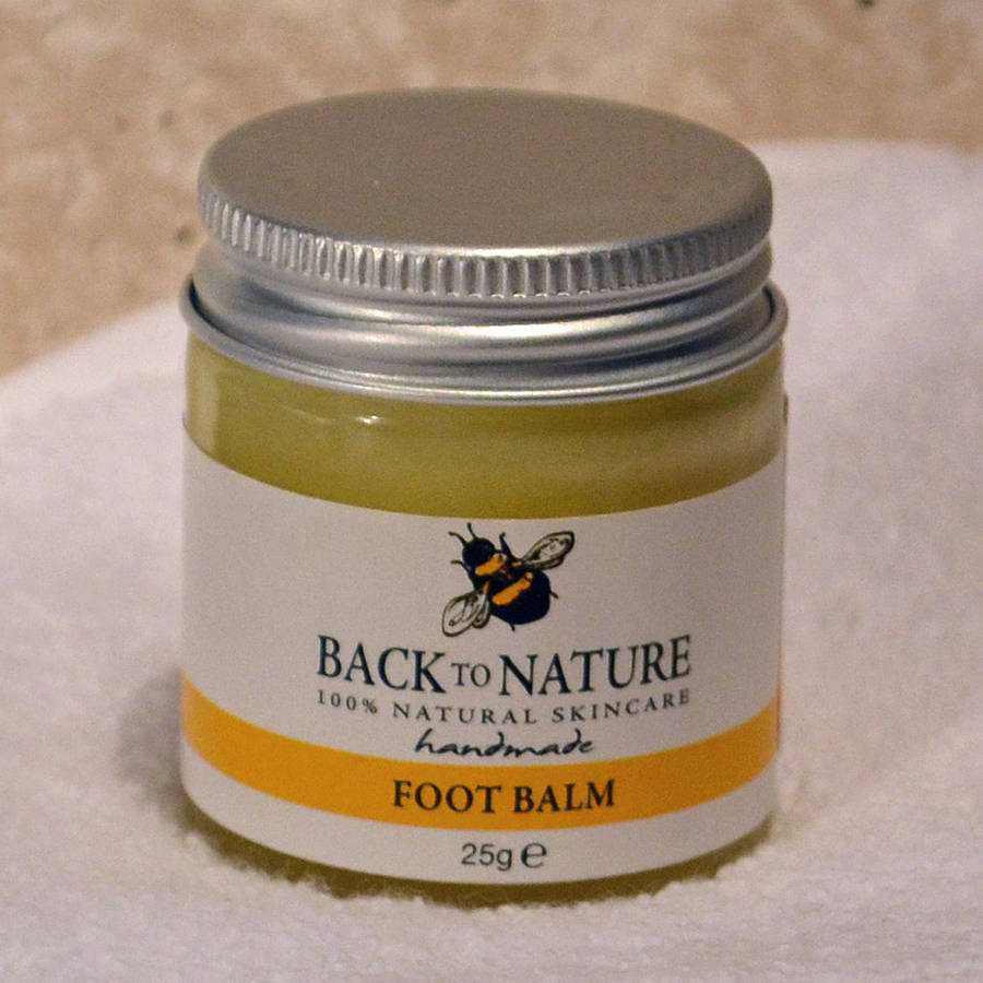 cooling and refreshing peppermint foot balm by back to nature skincare