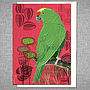 Parrot Greetings Card, thumbnail 1 of 2