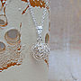 Sterling Silver Bird's Nest Necklace, thumbnail 1 of 5