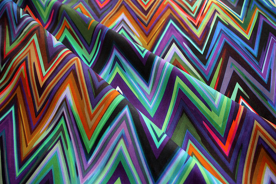  Zig  Zag  Fabric By The Metre By Colour And Form 