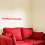Personalised Hash Tag Wall Sticker, thumbnail 3 of 6
