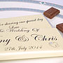 Personalised Chocolate Heart Wedding Favours, thumbnail 4 of 6