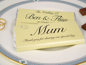 Personalised Chocolate Wedding Favour Placenames, 3 of 6