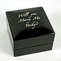 Personalised 'Will You Marry Me?' Ring Box, thumbnail 1 of 3