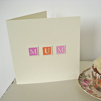 Personalised Handmade 'Mum' Card, 3 of 4