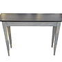 Zinc Topped Console Table, thumbnail 1 of 4