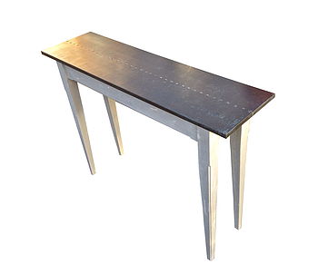 Zinc Topped Console Table, 2 of 4