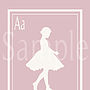 Ballerina Silhouette Personalised Print, thumbnail 3 of 8