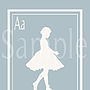 Ballerina Silhouette Personalised Print, thumbnail 4 of 8