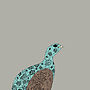 Red Grouse Bird Birthday Card, thumbnail 2 of 2