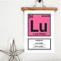 Personalised Periodic Table Print, thumbnail 2 of 5