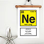 Personalised Periodic Table Print, thumbnail 3 of 5