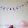 Birthday Bunting For Twins Or Joint Party, thumbnail 5 of 7