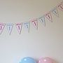Birthday Bunting For Twins Or Joint Party, thumbnail 3 of 7