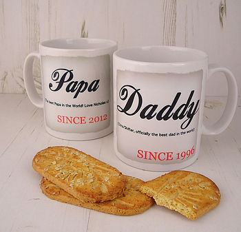 Personalised 'Daddy/Mummy Since…' Mug, 3 of 3