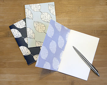 Beech Leaf Notebooks Set Of Three, 6 of 6