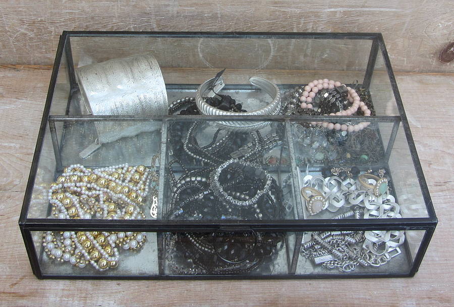 Glass Jewellery Box By horsfall & wright