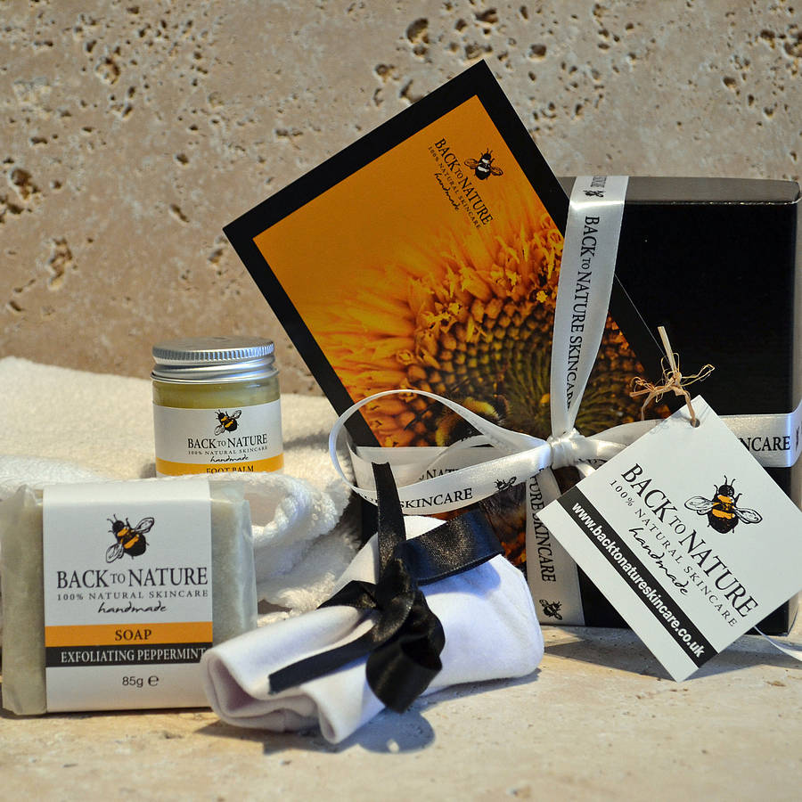 foot care gift pack by back to nature skincare