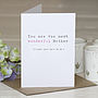 'Wonderful Mother' Personalised Mother's Day Card, thumbnail 1 of 3