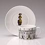 Street Scene Cup And Saucer, thumbnail 1 of 2