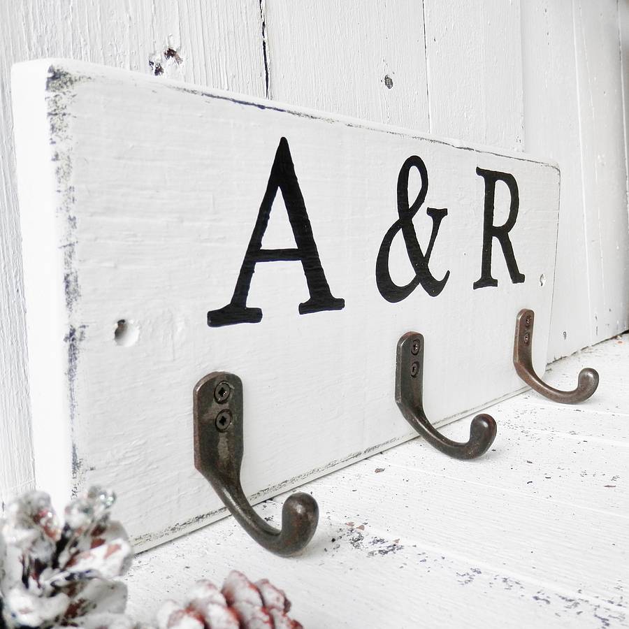 Personalised Wooden Hookboard By Potting Shed Designs ...