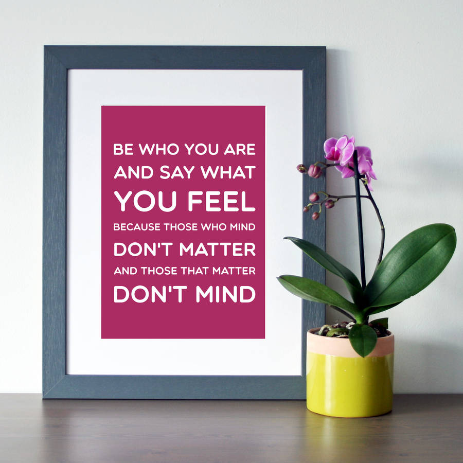dr seuss 'be who you are' quote print by hope & love ...