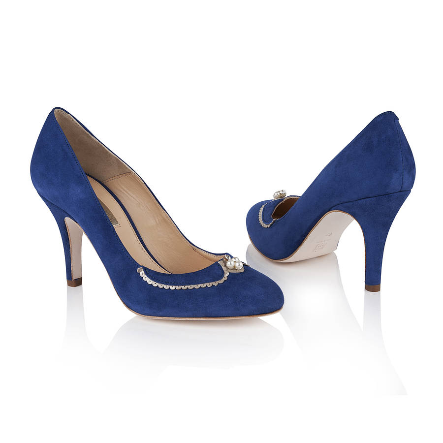 catherine suede wedding shoes by rachel simpson