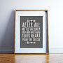 'Heard My Heart' Personalised Mothers Print, thumbnail 1 of 7