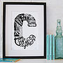 Personalised Place Letter Print, thumbnail 2 of 5