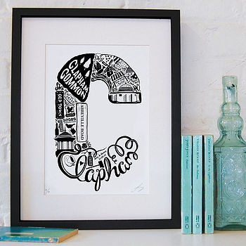 Personalised Place Letter Print, 2 of 5
