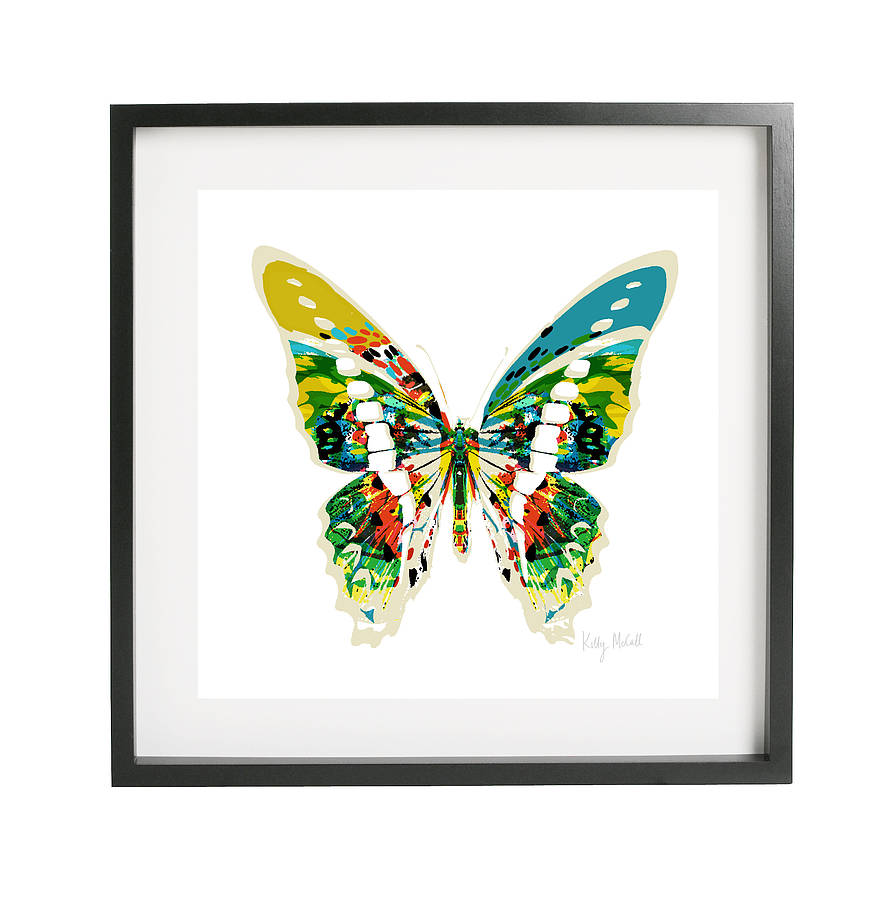 marble butterfly fine art print by kitty mccall | notonthehighstreet.com