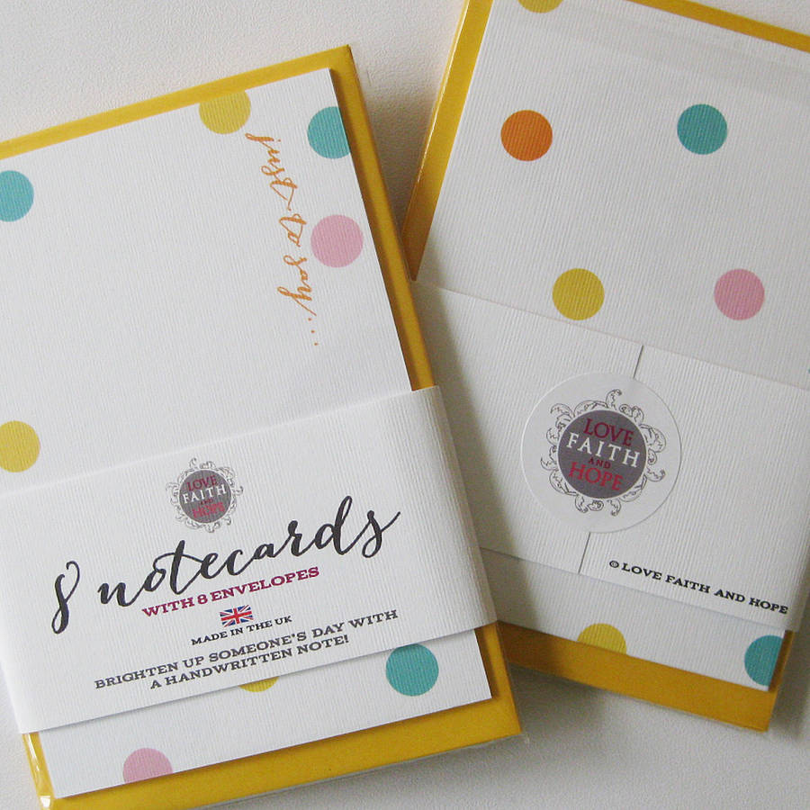 'Just To Say' Notecard Set By Dimitria Jordan