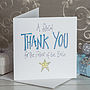 Crystal Father Of The Bride Thank You Card, thumbnail 1 of 2