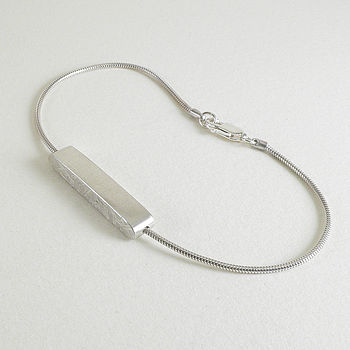 Embossed Silver Bracelet, 8 of 11