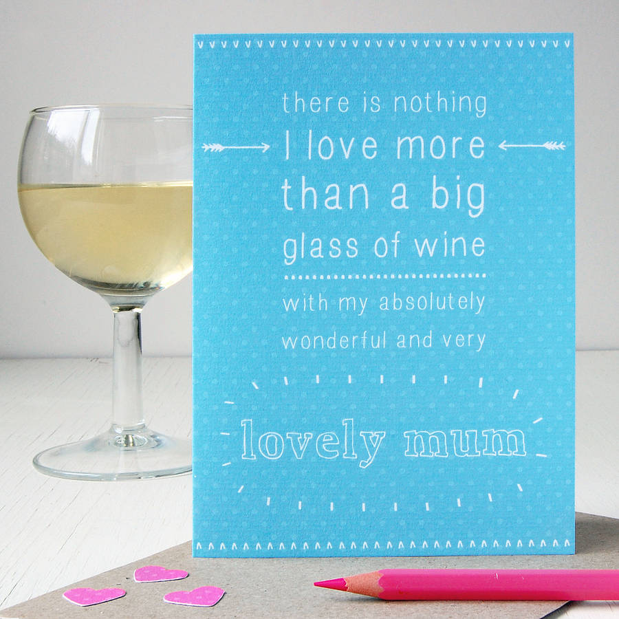Personalised 'lovely Mum' Mother's Day Card By Clara And