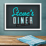 Personalised Kitchen 'Diner' Print, thumbnail 2 of 3