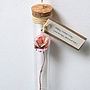 Handmade Paper Rose In A Glass Vial, thumbnail 8 of 12
