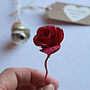 Handmade Paper Rose In A Glass Vial, thumbnail 4 of 12