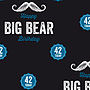 Personalised Birthday Wrap Moustache, thumbnail 2 of 6