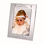 Personalised Silver Plate Christening Frame, thumbnail 1 of 4